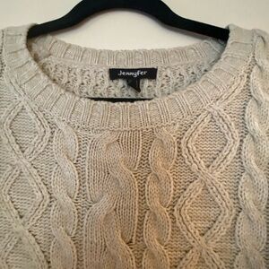 Fisherman knit style sweater